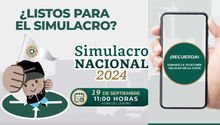 Simulacro Nacional 2024: Capitalinos recibirán mensaje de alerta en su celular