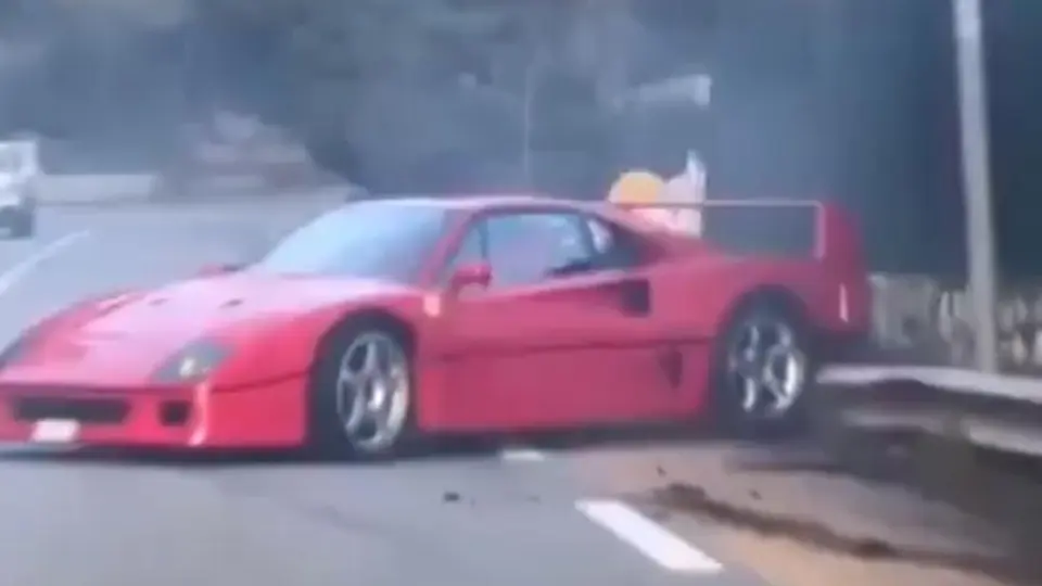 El Ferrari de Lando Norris sufre accidente cerca de Mónaco