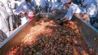 Sinaloa crea el aguachile más grande del mundo