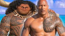 Primer vistazo de The Rock como 'Maui' para la película Moana