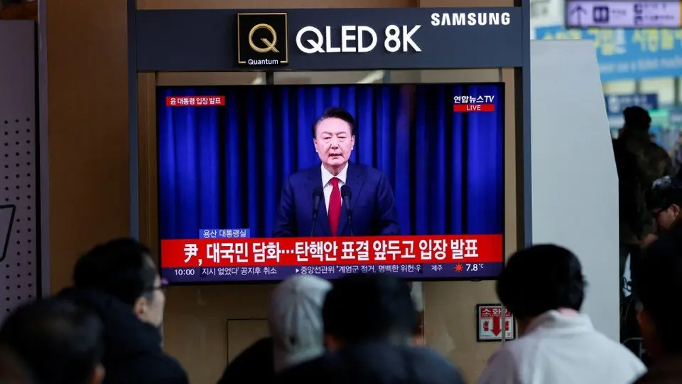 El presidente de Coreal del Sur, Yoon Suk-yeol, pide disculpas al pueblo surcoreano por la ley marcial