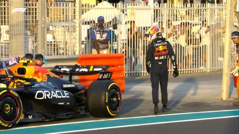 ¡Año para el olvido! Checo Pérez abandona el Gran Premio de Abu Dhabi en la segunda vuelta