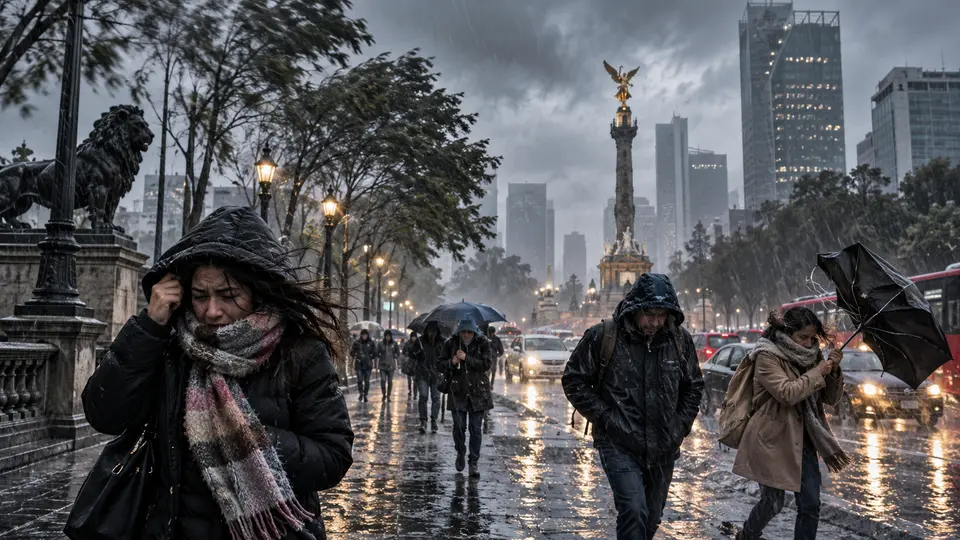 Clima CDMX: prevén temperaturas de hasta 4 grados, lluvias fuertes y vientos este fin de semana