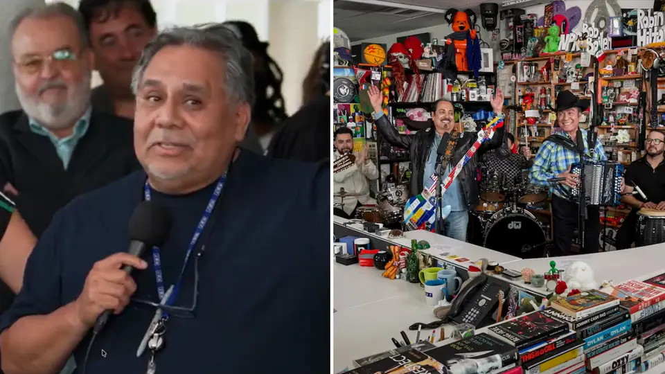 El mensaje sobre migrantes que desapareció del Tiny Desk de Los Tigres del Norte que causa polémica en redes
