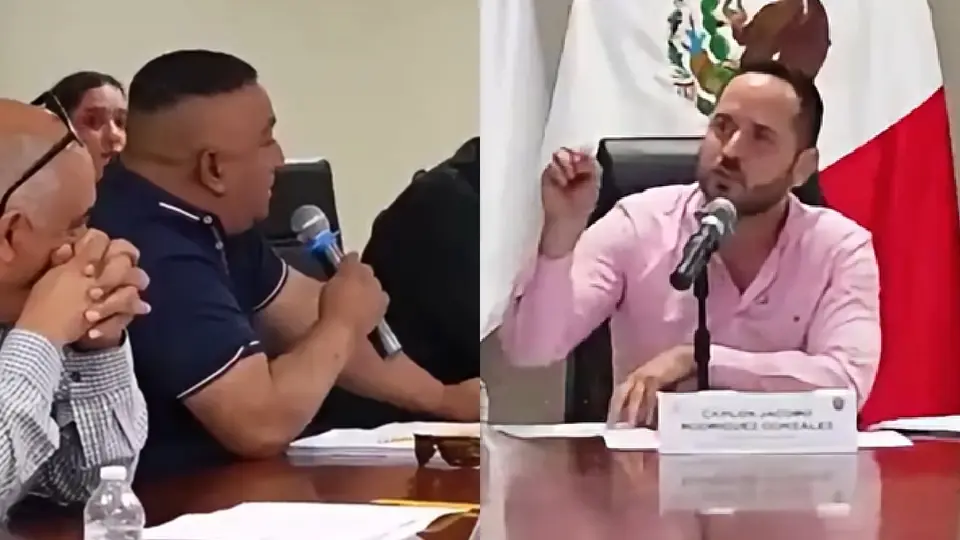 VIDEO: ¡Se dieron con todo! Alcalde y regidor se insultan en pleno Cabildo de Piedras Negras