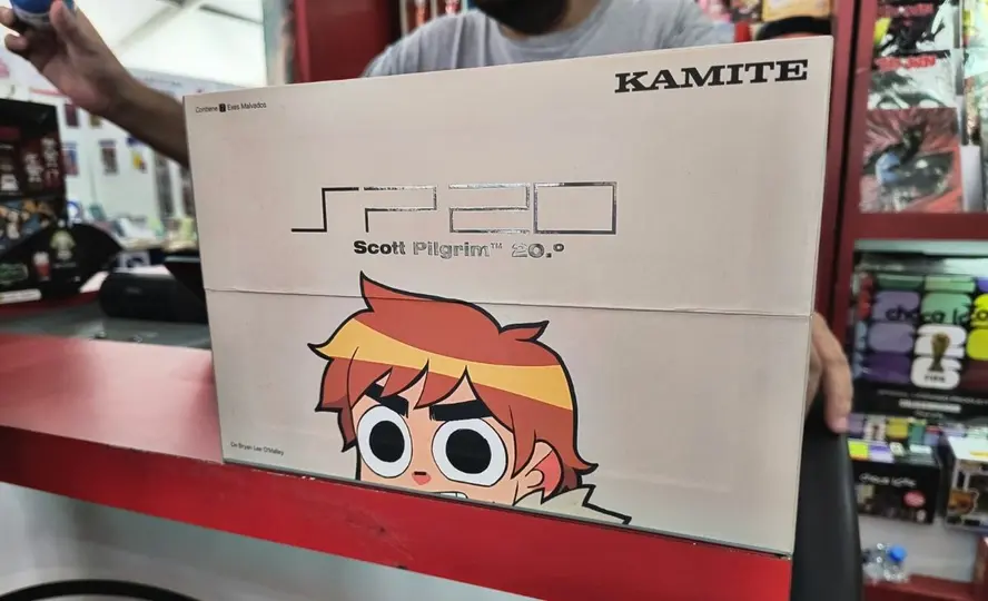 La caja por el 20 aniversario de Scott Pilgrim cuesta 4 mil 999 pesos./Jacqueline Obregón