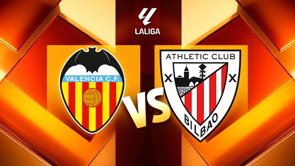 Dónde ver Valencia vs Athletic Bilbao: Canales y horario de transmisión de LaLiga Jornada 9