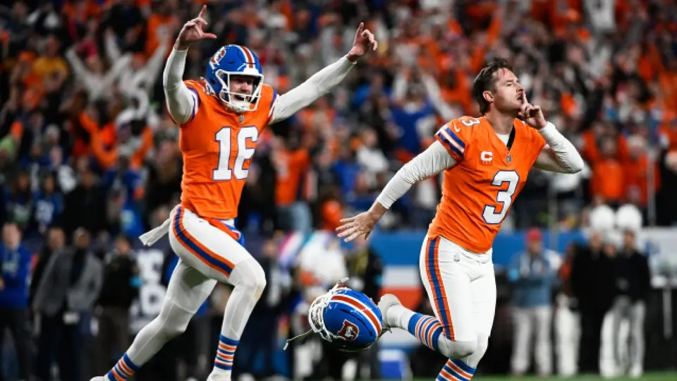Will Lutz celebrando la victoria ante los Seattle Seahawks | AP