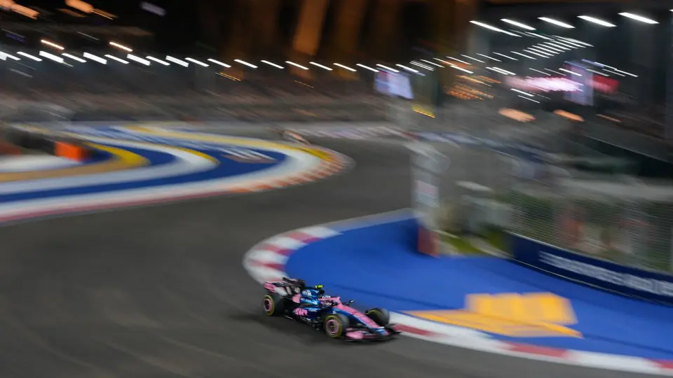 Franco Colapinto en el Gran Premio de Singapur | AP