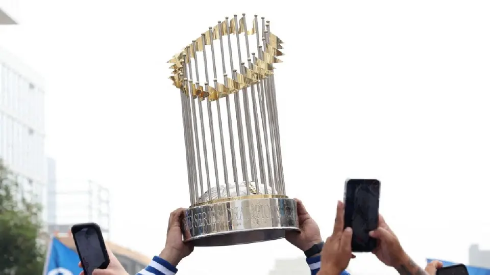 Trofeo de la Serie Mundial de la MLB| AFP