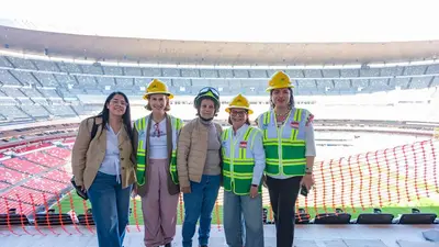 CFE, ICA y Gobierno de CDMX supervisan sistema eléctrico del Estadio Ciudad de México rumbo al Mundial 2026