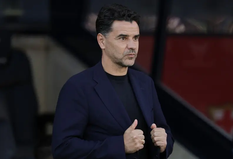Michel, entrenador de Girona, minimizó la jugada polémica | AFP