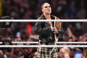 Ronda Roussey en el Royal Rumble en 2019 | GROSBY GROUP