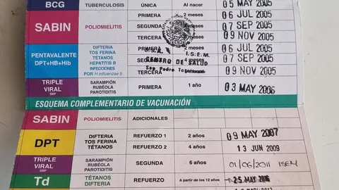 La cartilla de vacunación se puede reponer con unos simples pasos / Redes Sociales