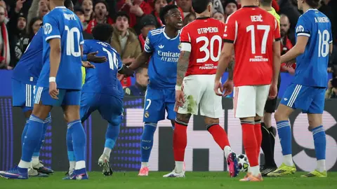 Vini fue el único autor de gol en el partido | AP