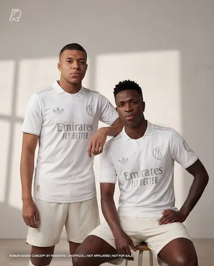 Mbappé y Vinicius con nuevo jersey l footyheadlines.com