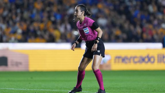 Katia Itzel durante el partido entre Tigres y León en el Clausura 2026 de la Liga MX | IMAGO 7
