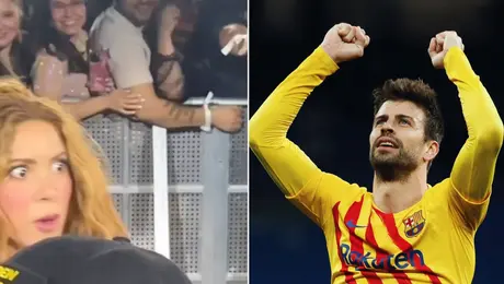 VIDEO: Gerard Piqué "aparece" en concierto de Shakira en El Salvador y así reaccionó la cantante