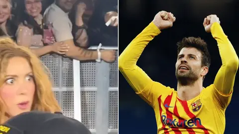 VIDEO: Gerard Piqué "aparece" en concierto de Shakira en El Salvador y así reaccionó la cantante