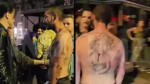El actor perdió el control en pleno festival de Mardi Gras en Nueva Orleans / TMZ