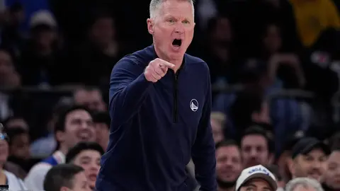 Steve Kerr, entrenador de los Golden State Warriors | AP