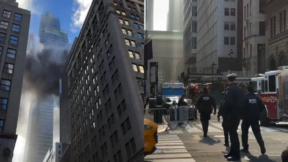 El siniestro sucedió horas antes del inicio del desfile de San Patricio/X: @whatisny