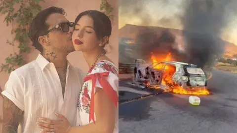“Me tocó tirarme al piso”: Nodal narra balacera junto a Ángela Aguilar en Zacatecas
