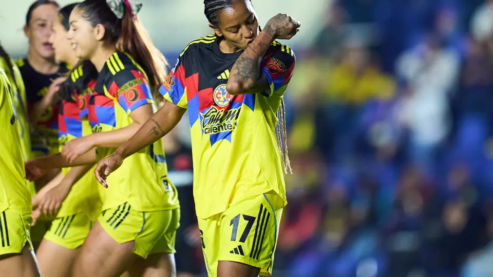 Geyse celebra su gol en el partido de América ante Toluca | MEXSPORT