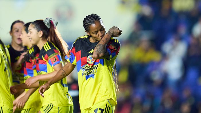Geyse celebra su gol en el partido de América ante Toluca | MEXSPORT