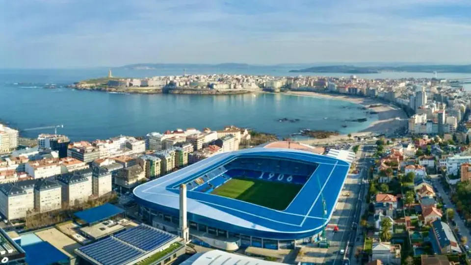 Vista panorámica del Estadio Riazor l X: @Stadium_Dreams