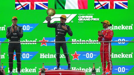 Así quedó el podio en el Gran Premio de China | AP
