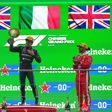 Así quedó el podio en el Gran Premio de China | AP