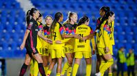 Jugadoras de América en celebración en el partido contra Toluca en el Clausura 2026 de la Liga MX Femenil | IMAGO 7
