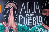 Vandalizan murales de la Selección Mexicana en el Estadio Banorte y lanzan mensaje a Sheinbaum