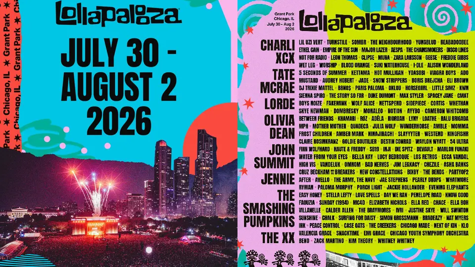 La preventa de boletos comenzará el jueves 19 de marzo a las 10:00 horas / FB: @lollapalooza