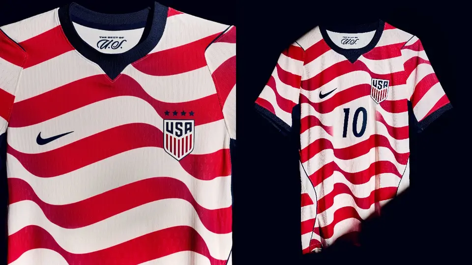 Este será el Jersey de local para Estados Unidos en el Mundial 2026 | X @USMNT