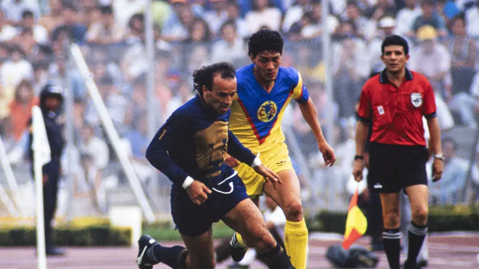 Juan Carlos Vera, exjugador de Pumas, en la Gran Final ante América en la Temporada 1990/91 | MEXSPORT