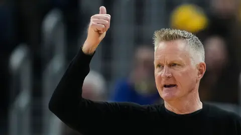Steve Kerr, entrenador de los Golden State Warriors | AP
