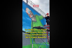 Homenaje al Bicho: El mural de Cristiano Ronaldo en México
