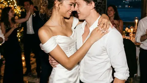 Las fotos de la “boda” de Zendaya y Tom Holland fueron creadas con inteligencia artificial. / RS