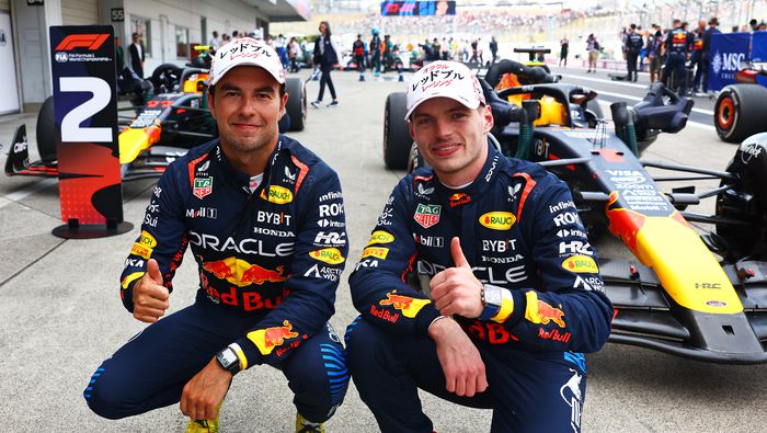 Checo Pérez y Verstappen en otro 1-2 con Red Bull en el Gran Premio de Japón 2024 | RED BULL