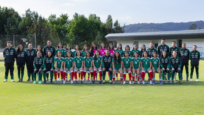 Jugadoras de la Selección Mexicana Femenil previo al Premundial Sub-17 | X: @Miseleccionfem