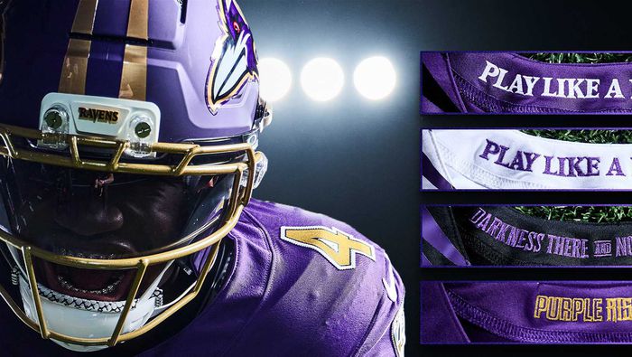Ravens añadieron detalles importantes en sus nuevos uniformes | X @Ravens