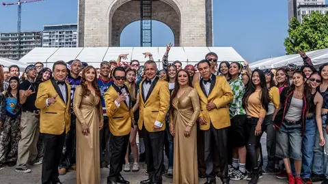 Los hermanos Mejía Avante están contentos de que los hayan elegido para poner a bailar a la gente en este Mundial / Cortesía - Alberto Castillo