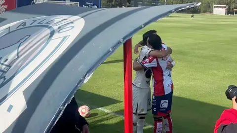 ¡Emotivo! Cata Dominguez jugó en la Sub-21 contra su hijo