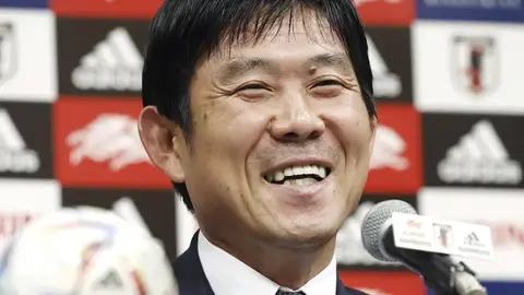 Hajime Moriyasu, entrenador de Japón | AP
