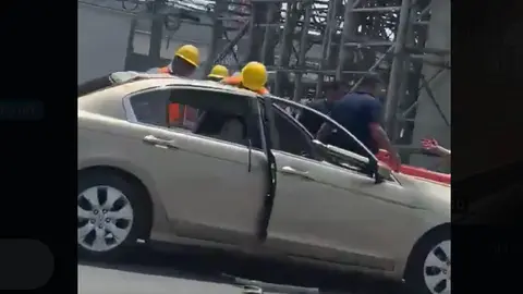 La estructura formaba parte de los trabajos de ampliación del sistema Metro en Nuevo León. / RS