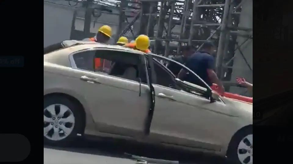 La estructura formaba parte de los trabajos de ampliación del sistema Metro en Nuevo León. / RS