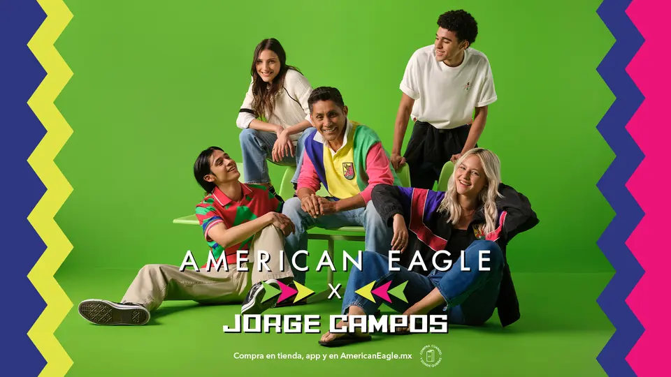 Jorge Campos destacó los colores en la colección | AMERICAN EAGLE