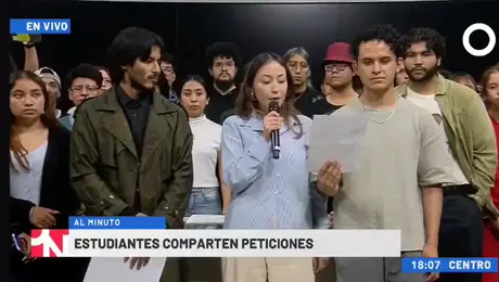 Estudiantes del IPN toman Canal Once y denuncian crisis en la institución